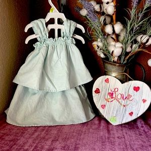 Little girls green outfit